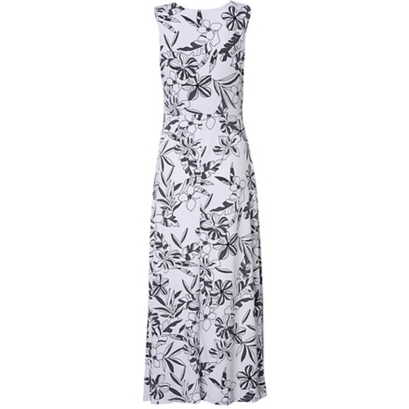 Olivia Grey TROPICAL MAXI Black and White Dress Style #: 348750 - Picture 2 of 5